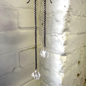 Herkimer Diamond Dangle Earrings