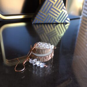 Herkimer Diamond Earrings: Handmade Crystal Jewelry Gift