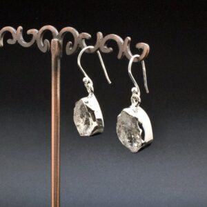 Sterling Silver Herkimer Diamond Earrings