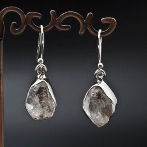 Sterling Silver Herkimer Diamond Earrings