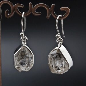 Sterling Silver Herkimer Diamond Earrings