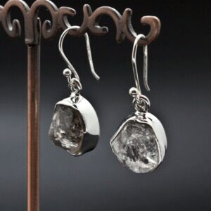 Sterling Silver Herkimer Diamond Earrings