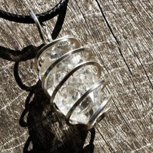 Herkimer Diamond Healing Stone Necklace for Hope and Your Crown Chakra!