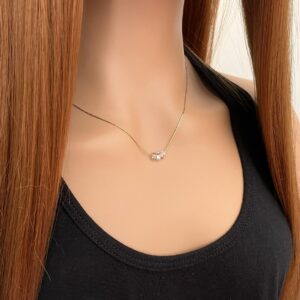 Minimalist Herkimer Diamond Necklace - Dainty Jewelry For Her