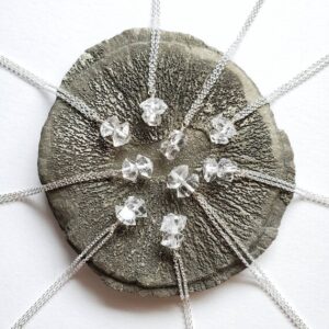 Petite Herkimer Diamond Necklace, Layering Jewelry, Sparkly Jewelry, Special Occasion, Wedding Bridal Style, Shop Local Seattle, Ready Ship