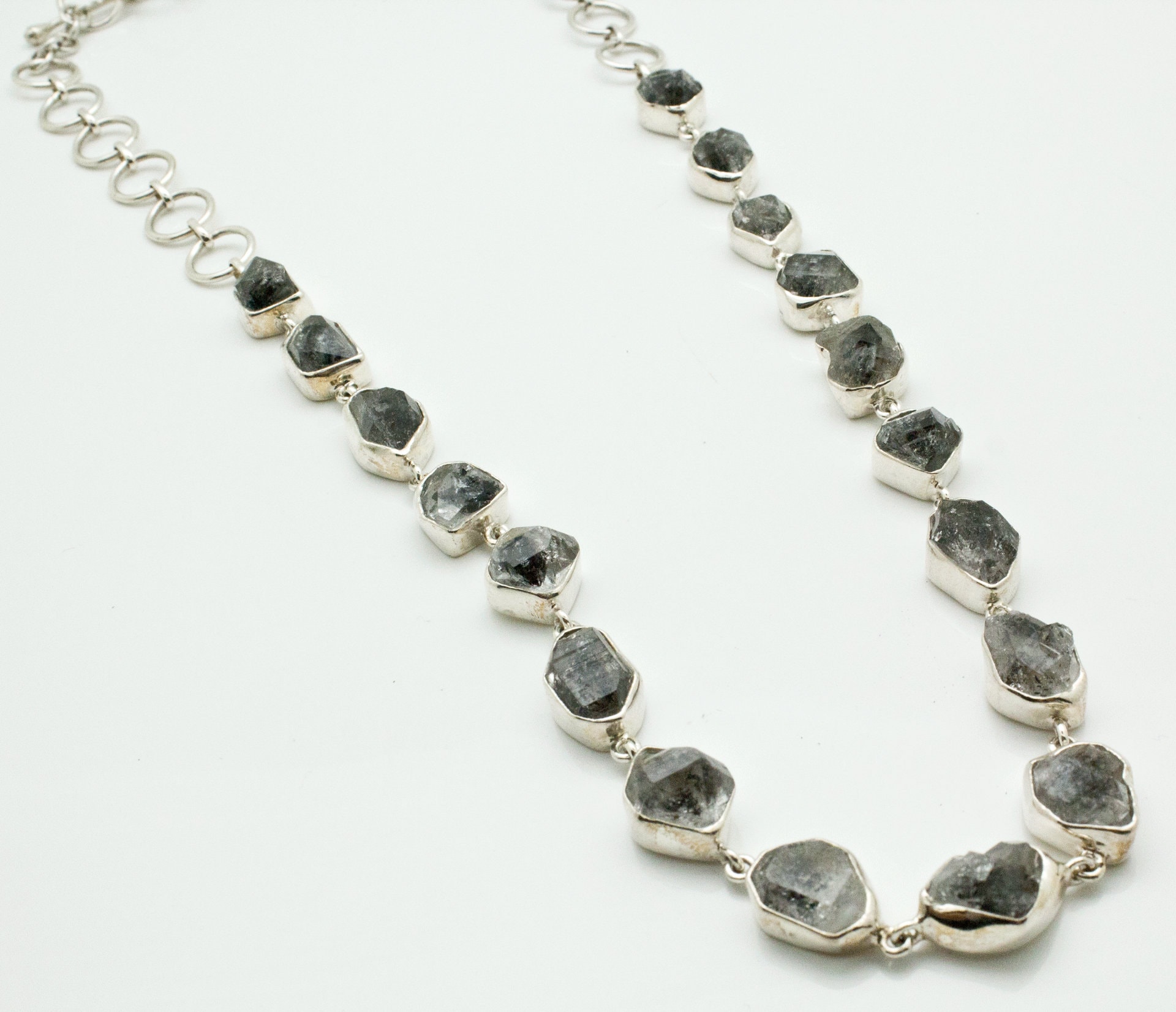 Sterling Silver Herkimer Diamond Necklace