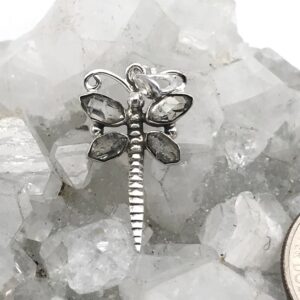 Herkimer Diamond Dragonfly Pendant Herkimer Diamond Dragonfly Pendant