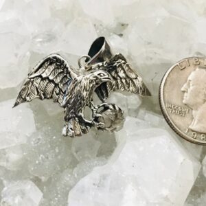Eagle Herkimer Diamond Pendant Eagle Herkimer Diamond Pendant