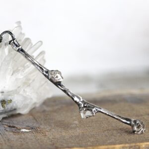 Mini Wand Necklace - Real Branch Necklace - Herkimer Diamond Pendant - Crystal Wand Pendant - Fairy Jewelry - Hedgewitch Mini Wand Necklace - Real Branch Necklace - Herkimer Diamond Pendant - Crystal Wand Pendant - Fairy Jewelry - Hedgewitch
