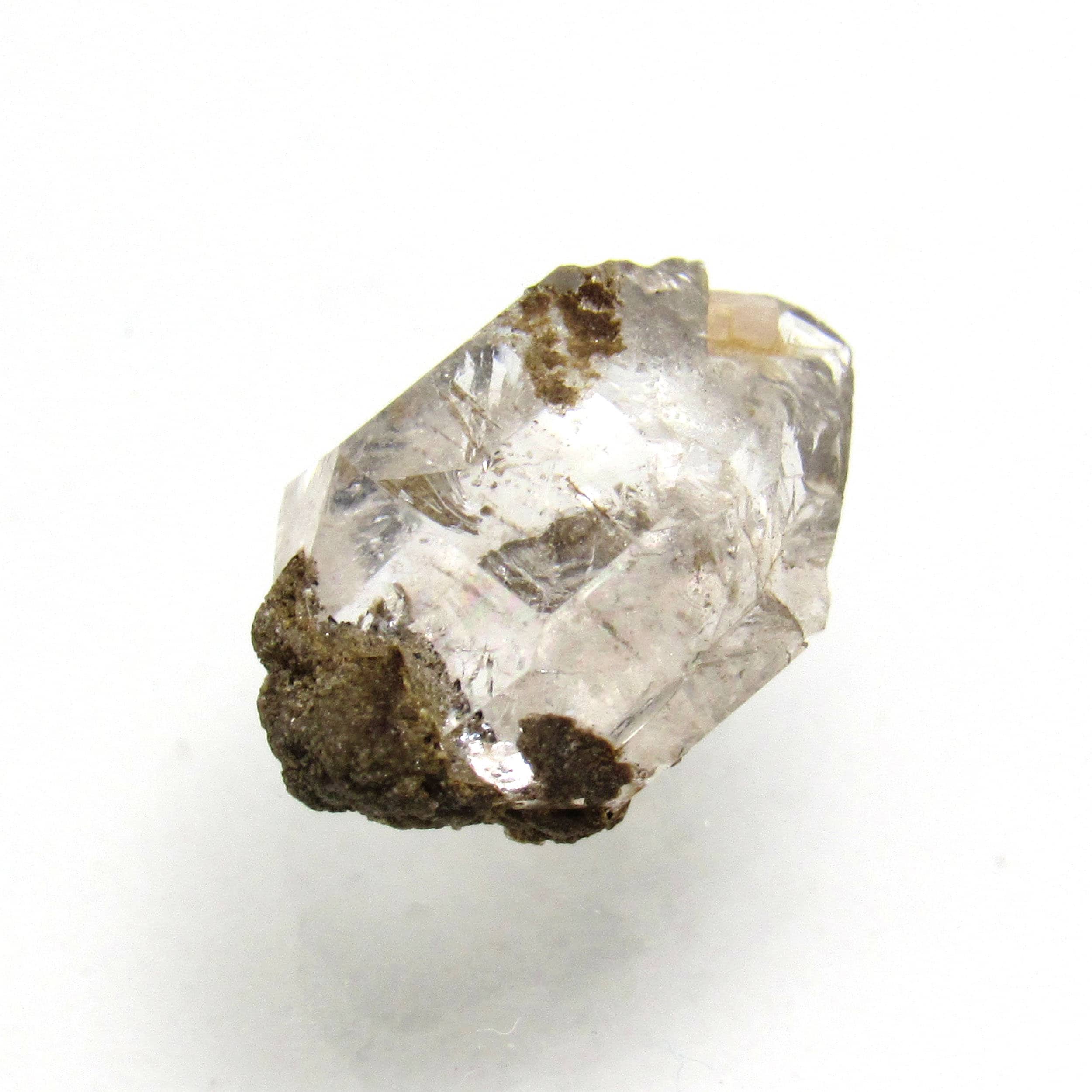 Herkimer Diamond Crystal Bright Clear Double Terminated With Oil Inclusions Translucent Metaphysical Chakra Quartz New York Usa Herkimer Diamond Crystal Bright Clear Double Terminated With Oil Inclusions Translucent Metaphysical Chakra Quartz New York Usa