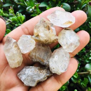 Raw Herkimer Diamond Crystal (1) Small Rough Herkimer Diamond Quartz, Natural Gemstone Raw Clear Quartz Herkimer Diamond Point New York