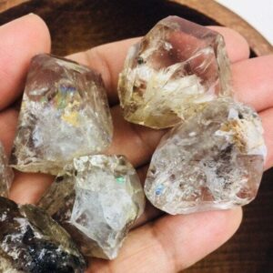 Raw Herkimer Diamond (1) One Rough Herkimer Diamond Crystal, Genuine New York Herkimer Diamond, Medium Size Raw Crystal