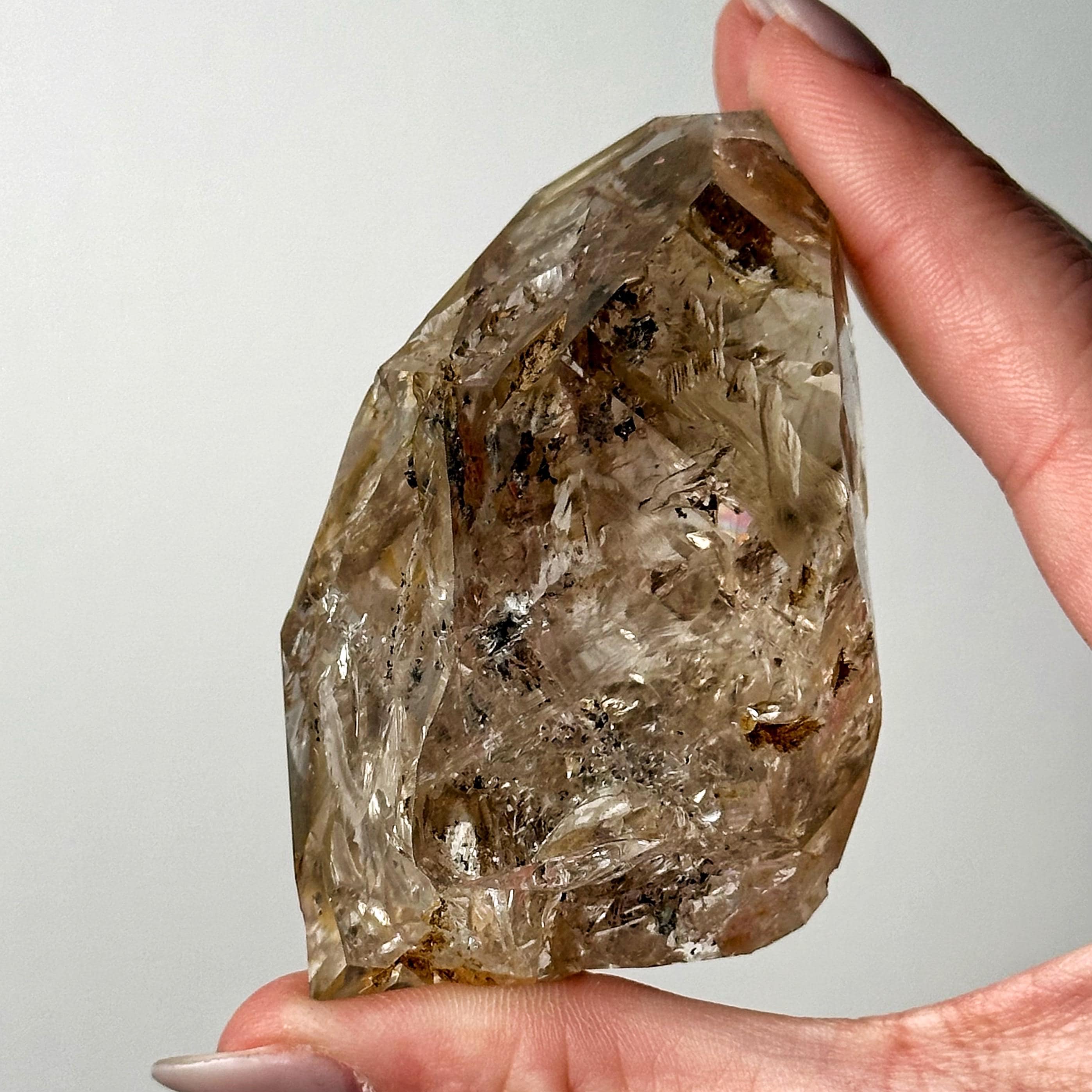 Herkimer Diamond | 104g | - #5 (raw Clear Crystal Specimen, Crown Chakra, Healing Stone, Clarity) Herkimer Diamond | 104g | - #5 (raw Clear Crystal Specimen, Crown Chakra, Healing Stone, Clarity)