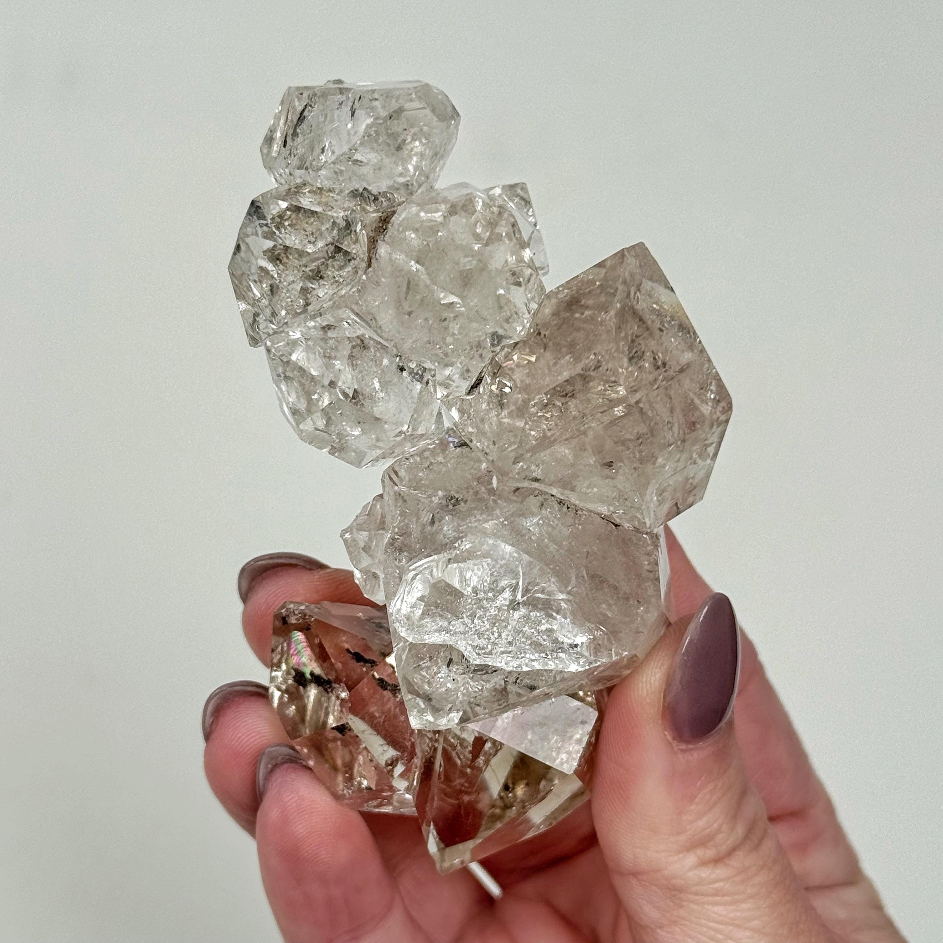 Herkimer Diamond | 125g | - #7 (raw Clear Crystal Specimen, Crown Chakra, Healing Stone, Clarity) Herkimer Diamond | 125g | - #7 (raw Clear Crystal Specimen, Crown Chakra, Healing Stone, Clarity)