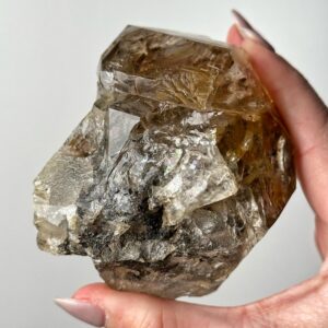 Herkimer Diamond , 255g , - #4 (raw Clear Crystal Specimen, Crown Chakra, Healing Stone, Clarity)