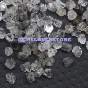 50 Raw Herkimer Diamond Crystals: Double Terminated Quartz (6-8 MM)
