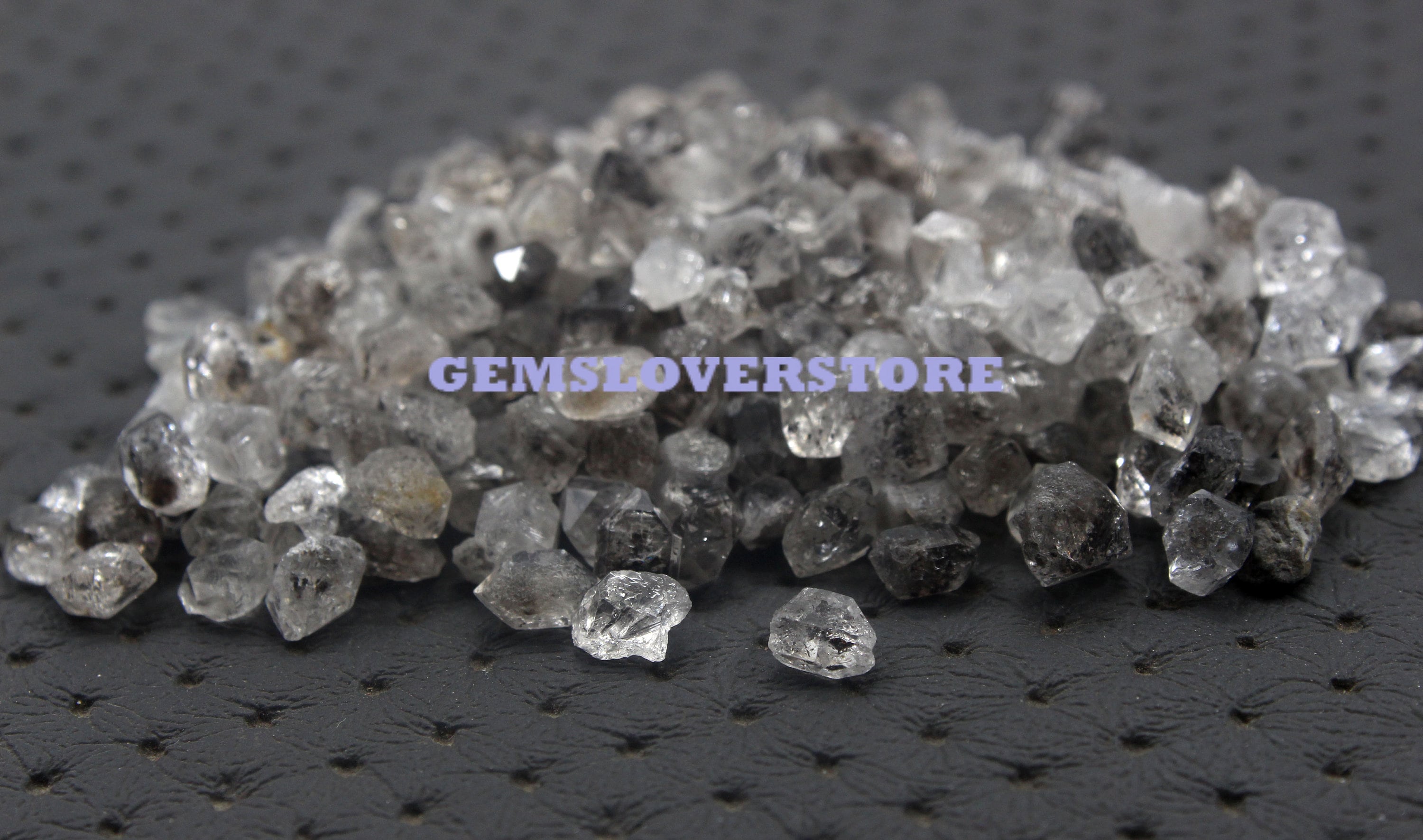 50 Herkimer Diamond Quartz Crystals: April Birthstone Rough Rocks (4-6 Mm) 50 Herkimer Diamond Quartz Crystals: April Birthstone Rough Rocks (4-6 Mm)