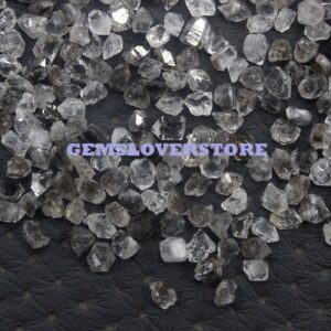 50 Tiny Herkimer Diamond Quartz Crystals: 2-4mm Rough Stones
