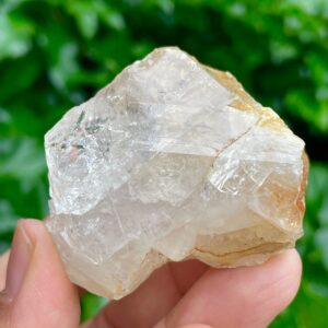 Raw Herkimer Diamond Crystal: Clear Quartz Gemstone (87.4g)