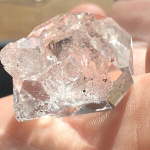 Herkimer Diamond Crystal Cluster Natural Golden Double Terminated Ny Herkimer Clear Quartz Specimen Natural High Quality Specimen Healing