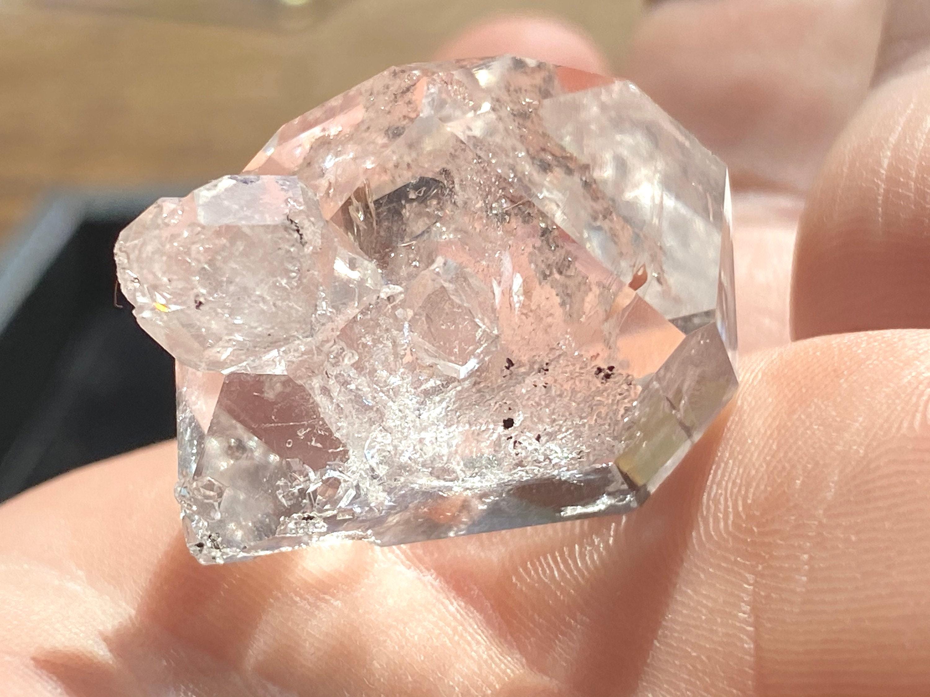 Herkimer Diamond Crystal Cluster Natural Golden Double Terminated Ny Herkimer Clear Quartz Specimen Natural High Quality Specimen Healing Herkimer Diamond Crystal Cluster Natural Golden Double Terminated Ny Herkimer Clear Quartz Specimen Natural High Quality Specimen Healing
