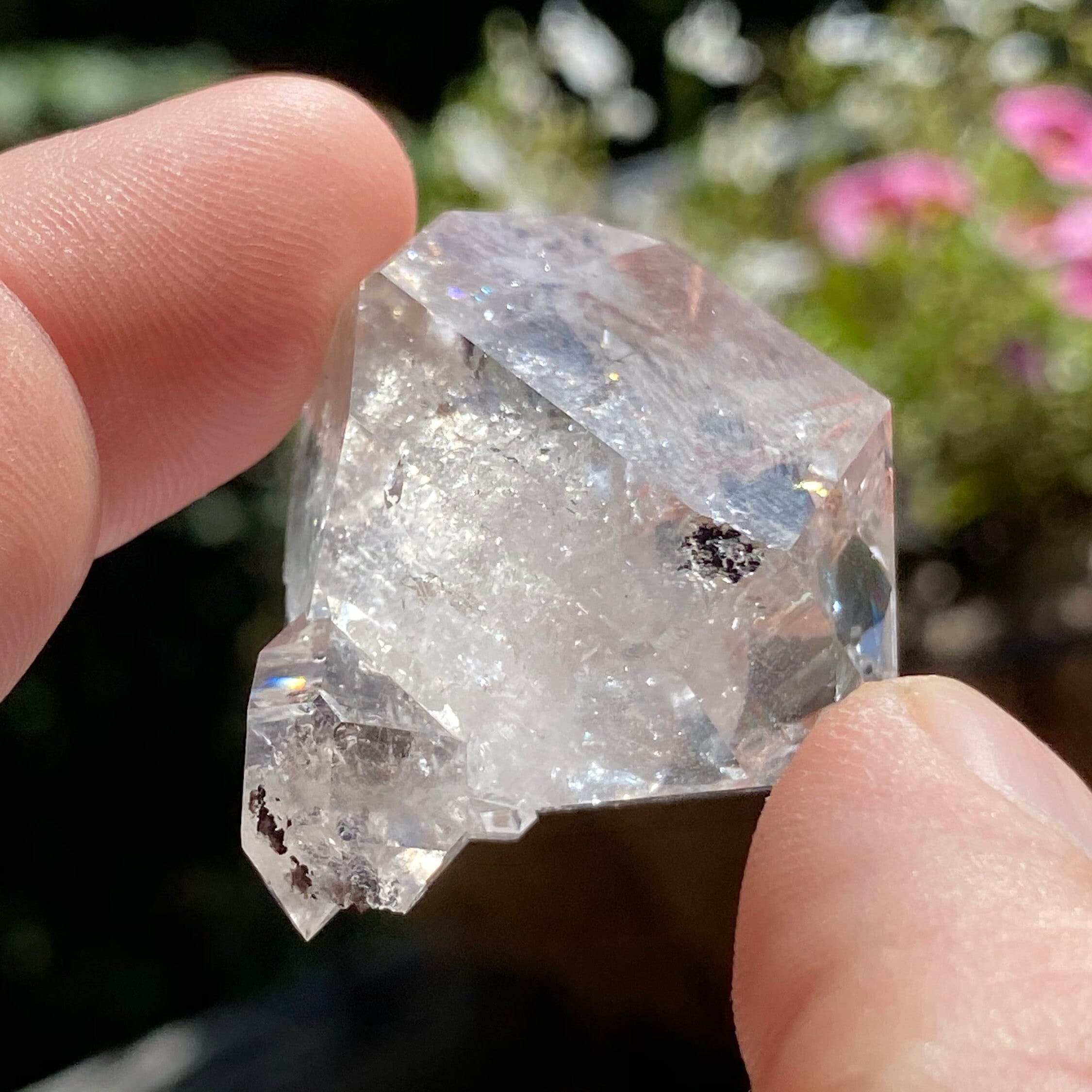 Herkimer Diamond Crystal - Record Keeper Tabular Large Ny Quartz Crystal Cluster