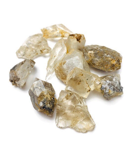 Herkimer Diamond Crystal Shard (5) Small Raw Crystal Herkimer Diamond Quartz, Natural Gemstone - Raw Quartz Specimen New York