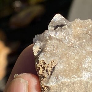 Druzy Druse With Ny Herkimer Diamond Quartz Specimen
