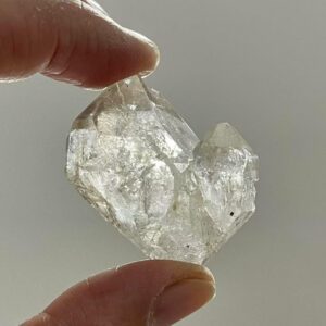 Large Herkimer Diamond Double Terminated Quartz Crystal Quartz Penetrator Crystal Healing Rock Crystal  Gift for Him/Her Specimen CD-H01
