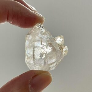 Light Golden Herkimer Diamond Quartz Cluster Penetrator Rainbow Herkimer Quartz Crystal Healing Crystal Gift Specimen CD-H15