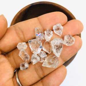Pakistan Herkimer Diamond Quartz Crystals: Raw Gemstone Lot (10g)