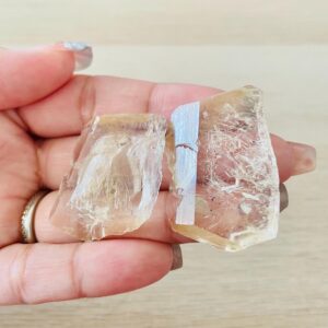 Herkimer Diamond Quartz Crystals: 23.6g Raw Gemstone Set (40-50mm)