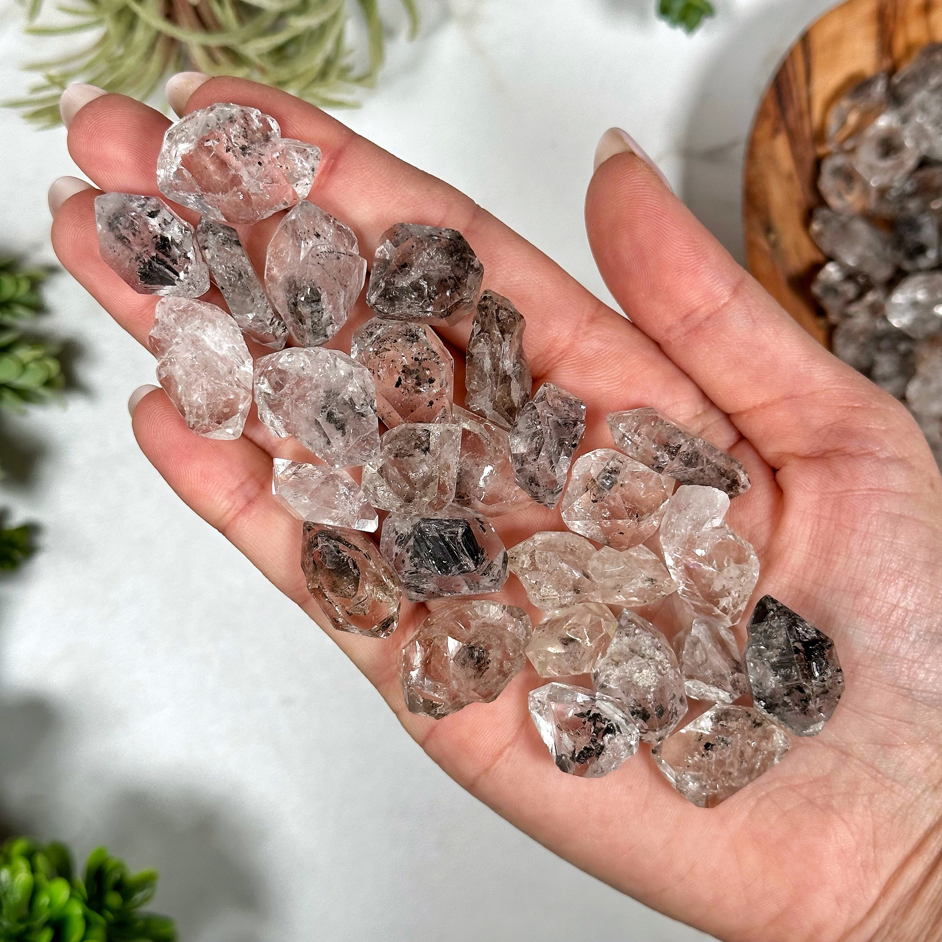 Herkimer Diamond | S, M, L | - No. 840 (raw Clear Crystal Specimen, Crown Chakra, Healing Stone, Clarity) Herkimer Diamond | S, M, L | - No. 840 (raw Clear Crystal Specimen, Crown Chakra, Healing Stone, Clarity)