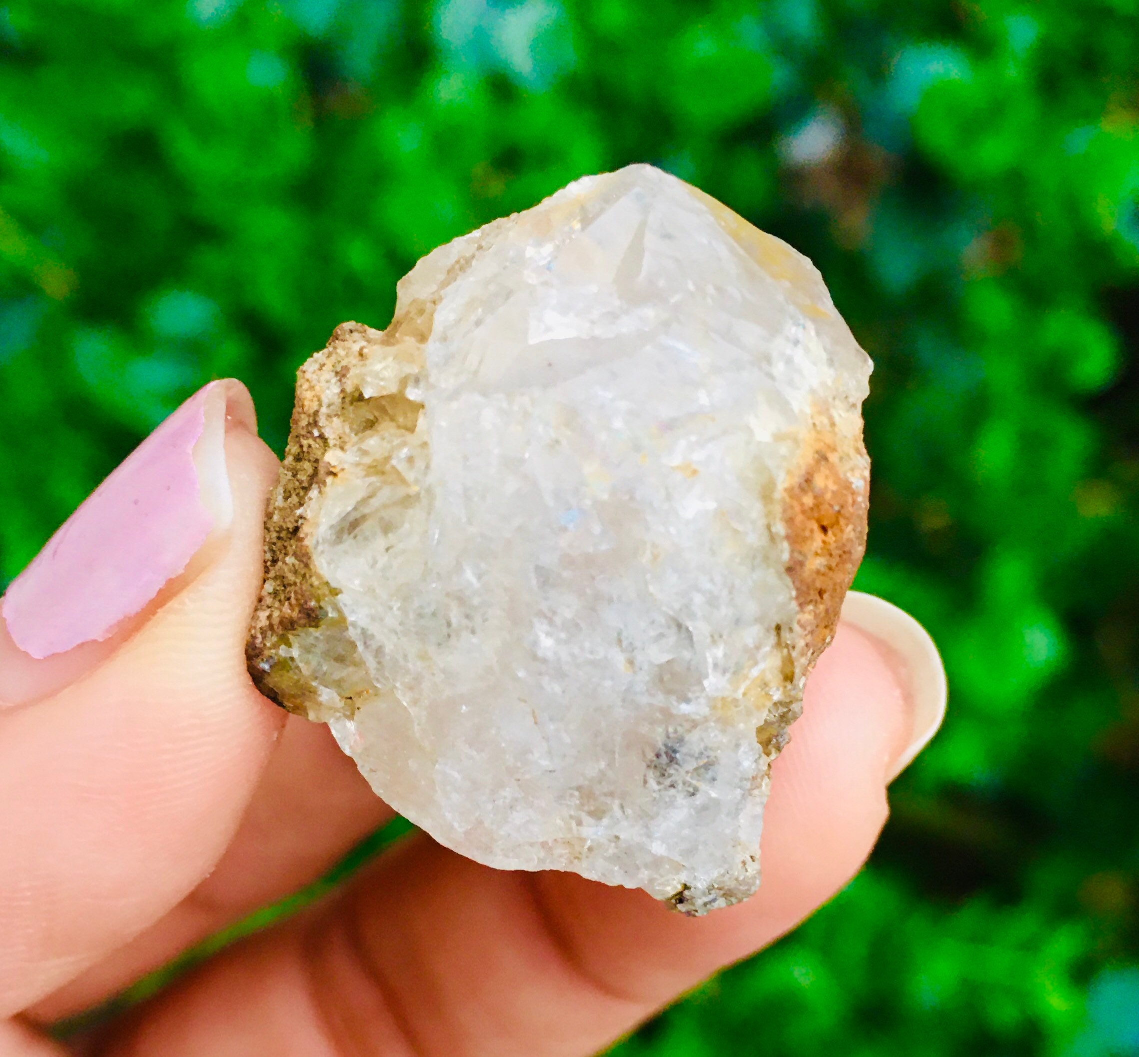 Raw Herkimer Diamond Shard: New York Quartz Crystal (40-60mm)