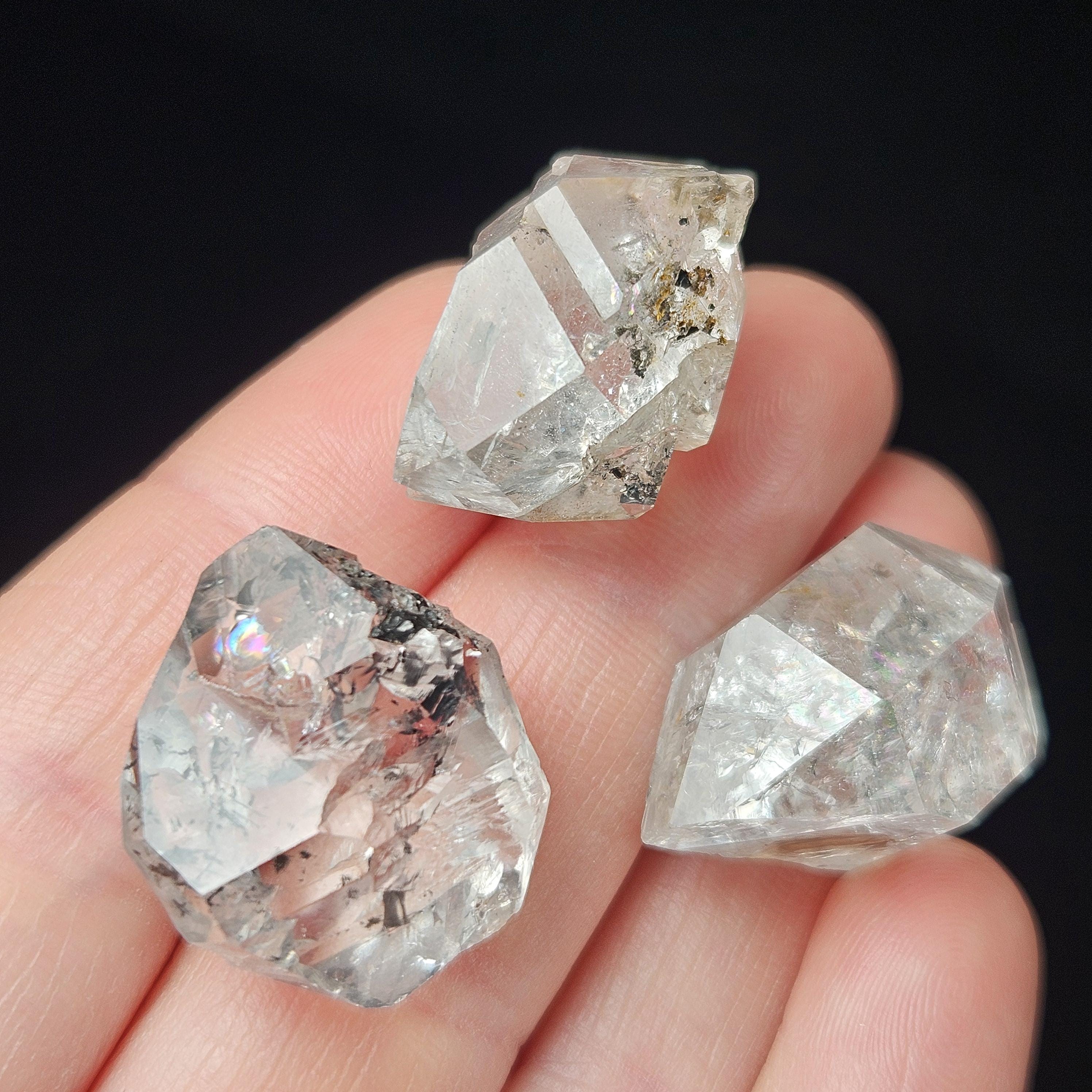 Herkimer Diamond Specimen: New York Quartz Crystal (.75-1 Inch) Herkimer Diamond Specimen: New York Quartz Crystal (.75-1 Inch)