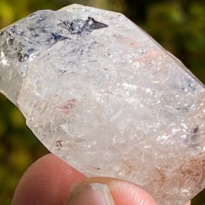 Herkimer Diamond Twin Ny Quartz Crystal Specimen - Large Natural