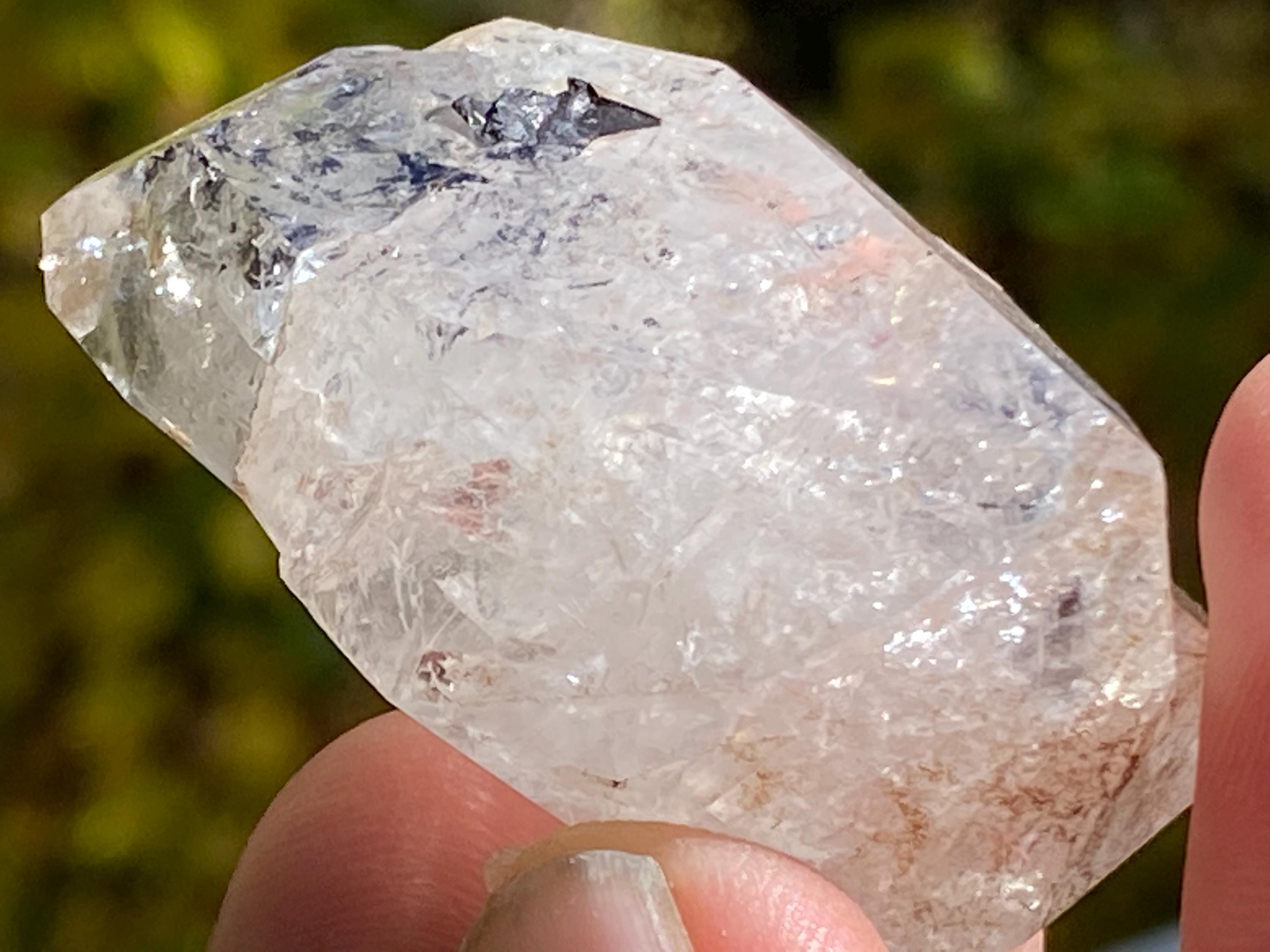 Herkimer Diamond Twin Ny Quartz Crystal Specimen - Large Natural