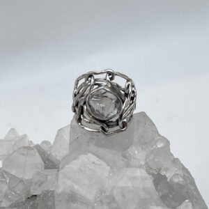 Herkimer Diamond Ring, Size 5