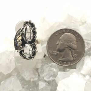 Herkimer Diamond Ring, Size 7