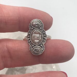 Herkimer Diamond Ring, Size 8