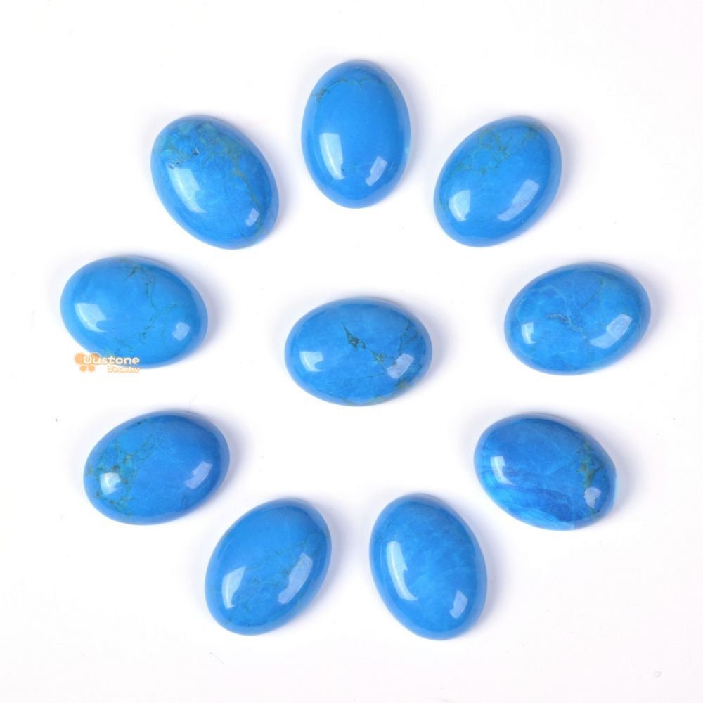 20mm Dyed Howlite Oval Flatback Cab Cabochon Diy Jewelry Making