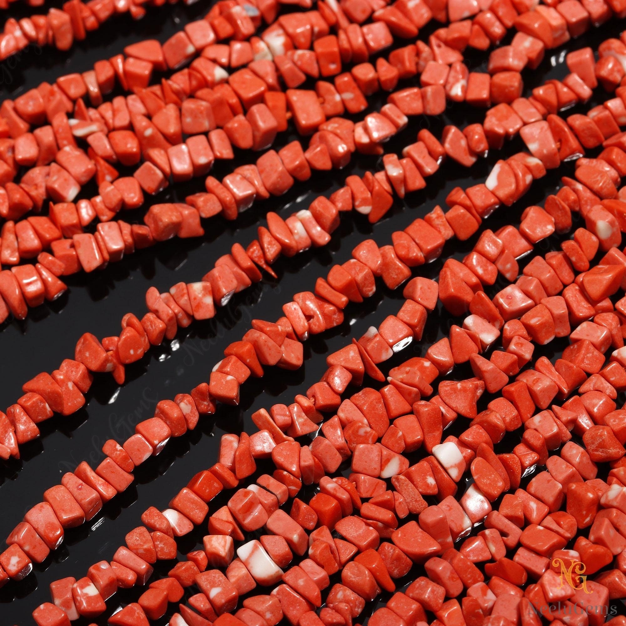 Aaa+ Orange Howlite Uncut Chip Beads,natural Howlite Raw Rough Tiny Nugget Chips,34" Gemstone Beads For Handmade Jewelry