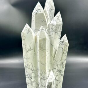 Large Turkey Howlite Cluster: Natural Geode Specimen, Crystal Energy Decoration
