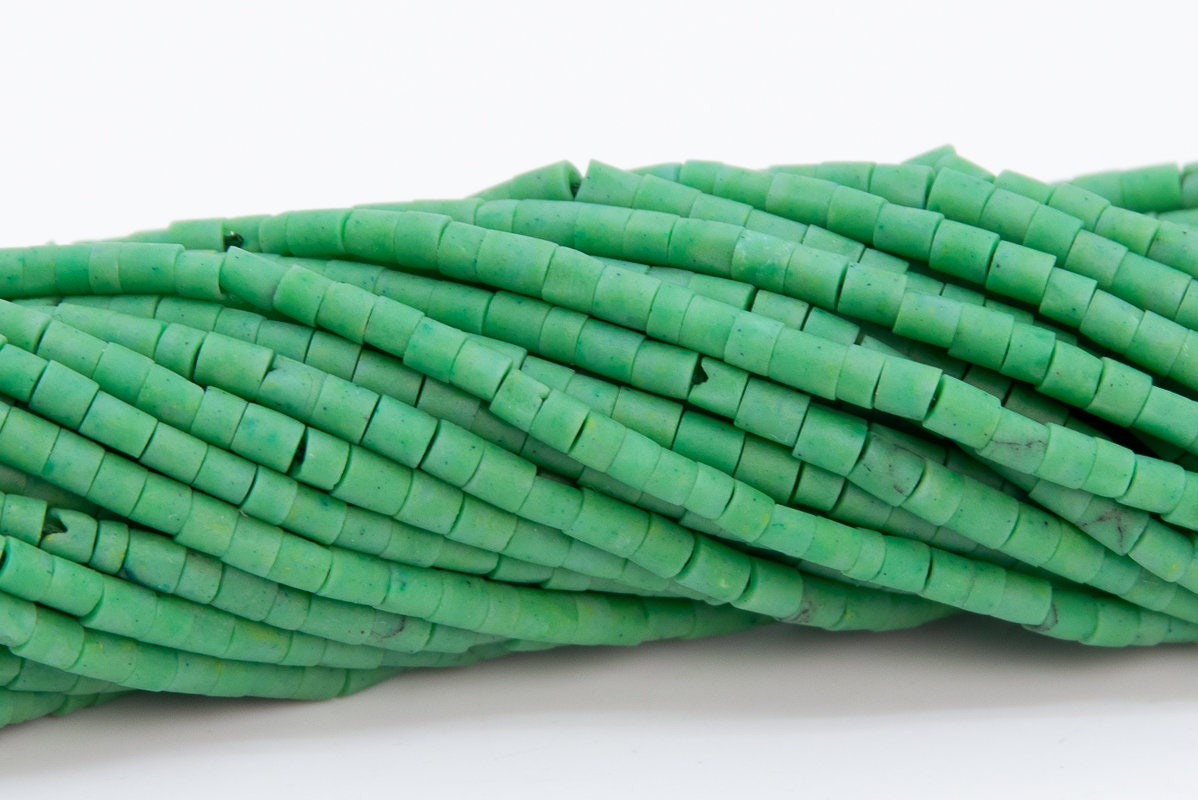 2x2mm Grass Green Howlite Beads Full Strand Round Tube Loose Beads 12" Bulk Lot Options (109900-3102) 2x2mm Grass Green Howlite Beads Full Strand Round Tube Loose Beads 12" Bulk Lot Options (109900-3102)