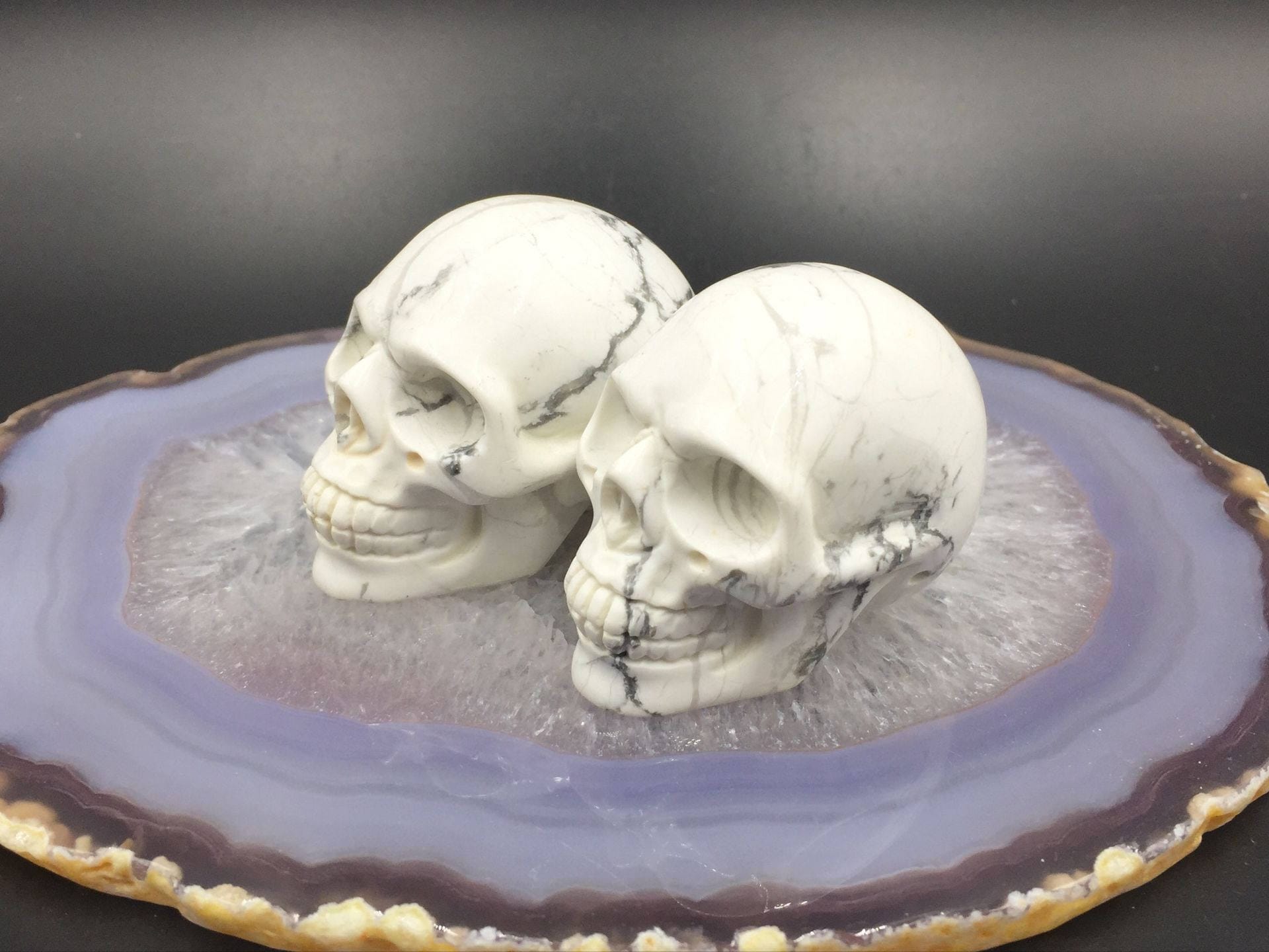 Natural Howlite Skull Realistic Gemstone Skull Carving Skull Crystal Skull White Howlite Stone Skull Decor Skull Sculpture Sk-wh Natural Howlite Skull Realistic Gemstone Skull Carving Skull Crystal Skull White Howlite Stone Skull Decor Skull Sculpture Sk-wh
