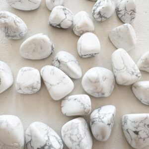 Howlite Tumbled Stones: Natural Calming Crystals For Meditation