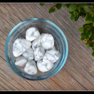 Tumbled White Howlite