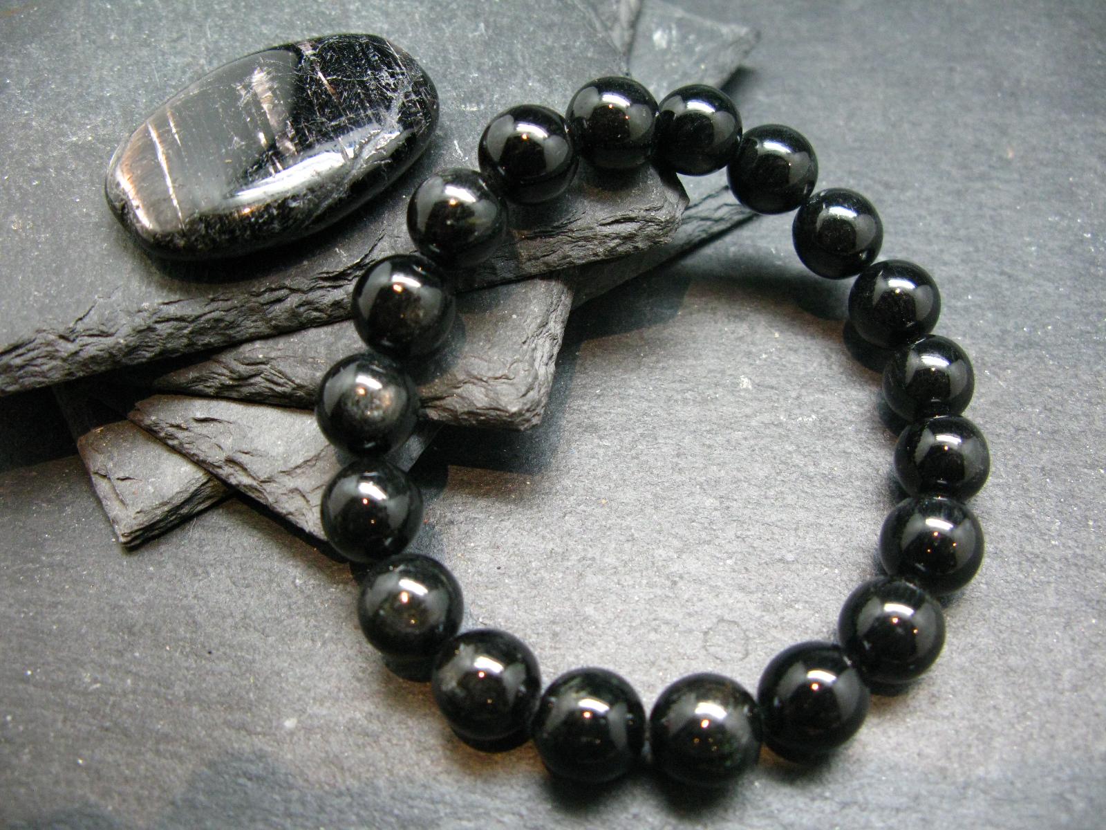 Hypersthene Genuine Bracelet ~ 7 Inches ~ 10mm Round Beads Hypersthene Genuine Bracelet ~ 7 Inches ~ 10mm Round Beads