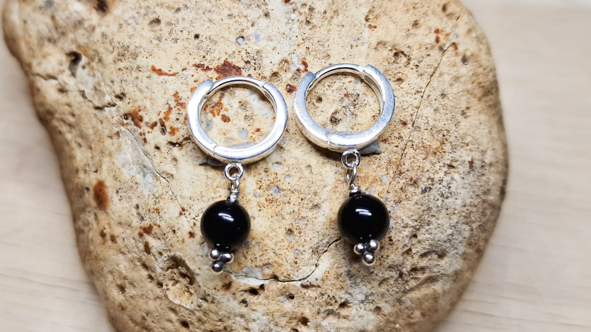 Hypersthene Huggie Hoop Earrings. Sterling Silver. Reiki Jewelry Uk. Minimalist Earring. Earrings For Women Hypersthene Huggie Hoop Earrings. Sterling Silver. Reiki Jewelry Uk. Minimalist Earring. Earrings For Women