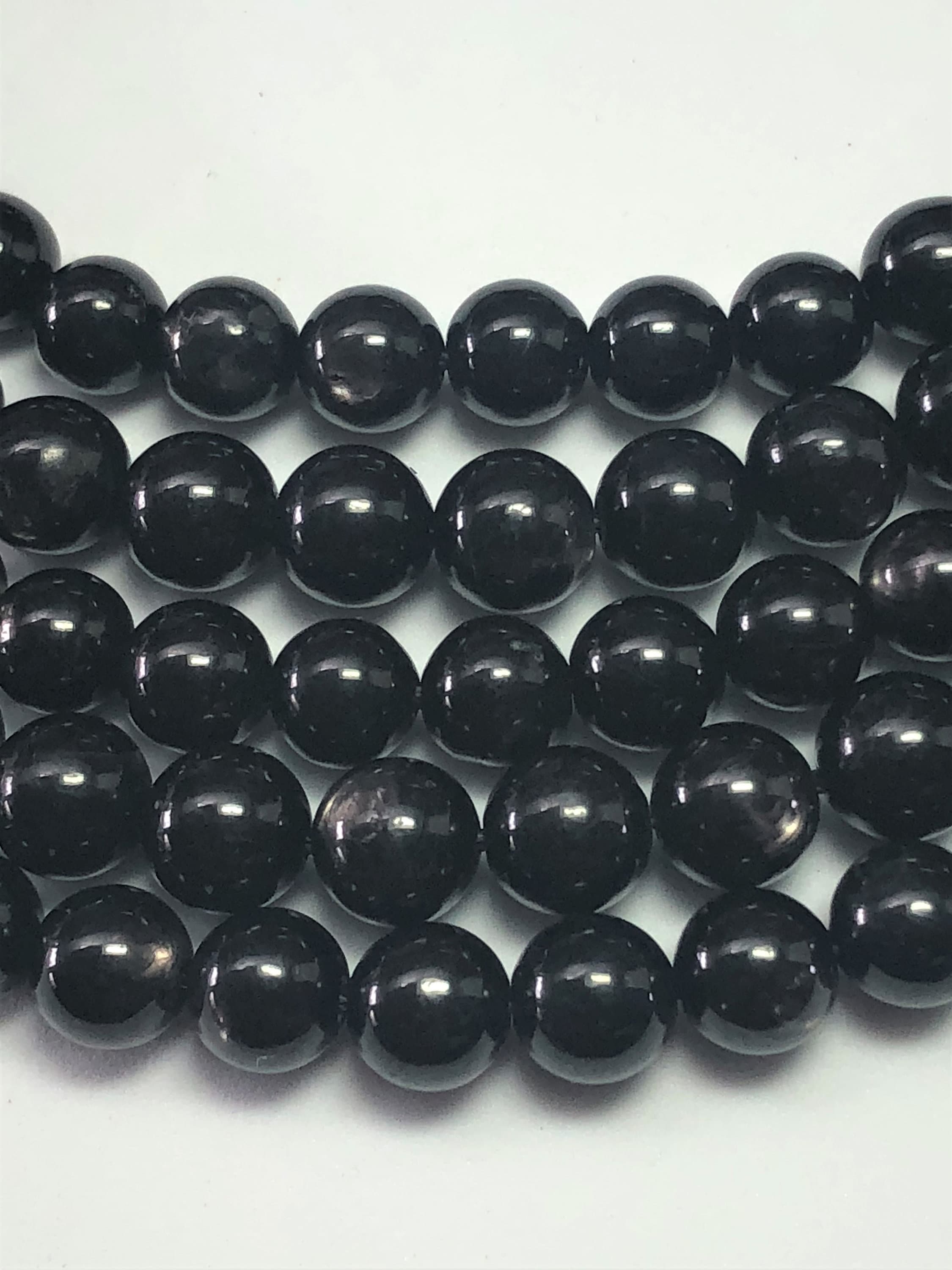 6mm Dark Brown Hypersthene Gemstone Beads. Full 15" Strand Of Aa/aaa Grade Beads, Roughly 66 Beads Per Strand. Also Called Enstatite.